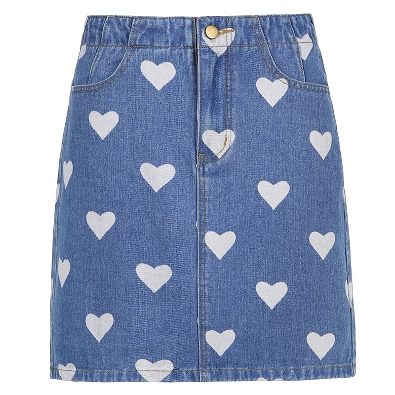 Kara Denim Mini Skirt