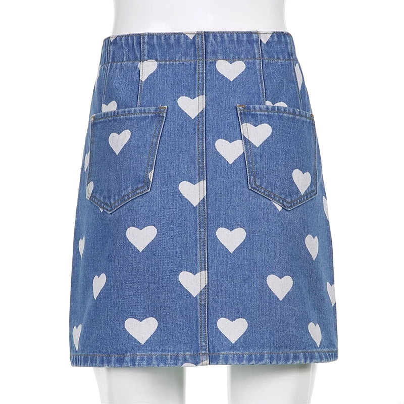 Kara Denim Mini Skirt